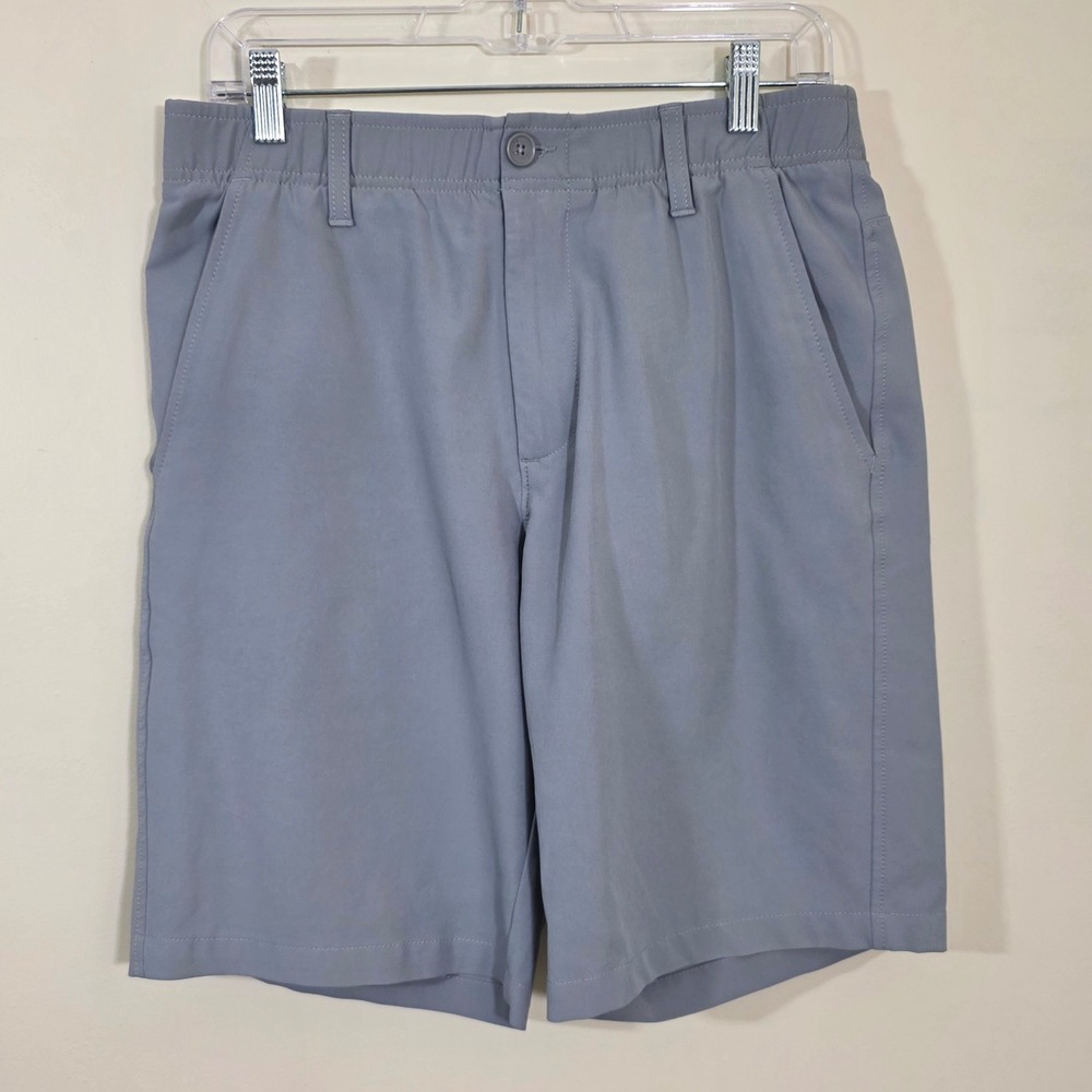 Under Armour Mens Golf Shorts Performance Stretch Elastic Waist Grey Size 32